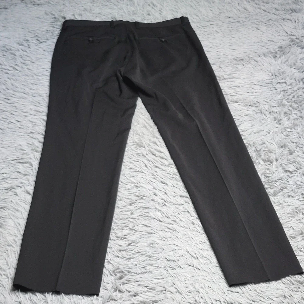Banana Republic Cerruti Dress Pants Mens Size 31x32 Black Wool Tailored Slim Fit